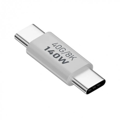Adaptateur de transmission USB 3.1 Type-C vers Type-C 40 Gbit/s 8K Charge 140 W 5 A, Spécification : Type-C mâle vers mâle SH01011790-011