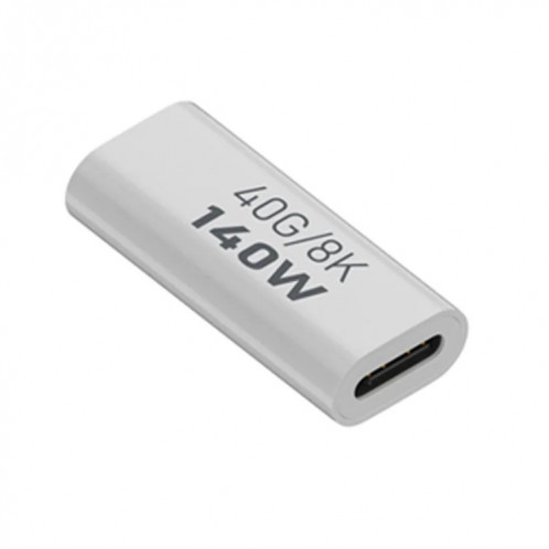 Adaptateur de transmission USB 3.1 Type-C vers Type-C 40 Gbit/s 8K Charge 140 W 5 A, Spécification : Type-C femelle vers femelle SH01021302-011
