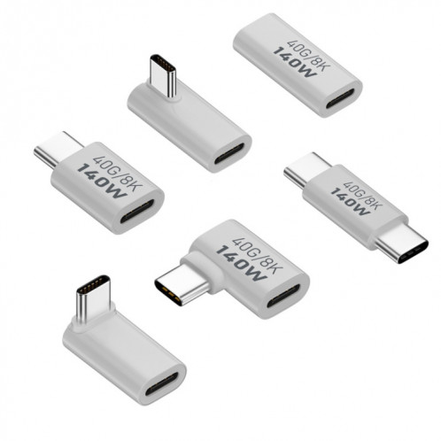 Adaptateur de transmission USB 3.1 Type-C vers Type-C 40 Gbit/s 8K Charge 140 W 5 A, Spécification : Type-C femelle vers femelle SH01021302-011