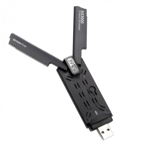 WD-AX3000 pour ordinateur de bureau récepteur WiFi USB 3.0 WiFi6 carte réseau sans fil sans pilote (rouge) SH501B1495-07