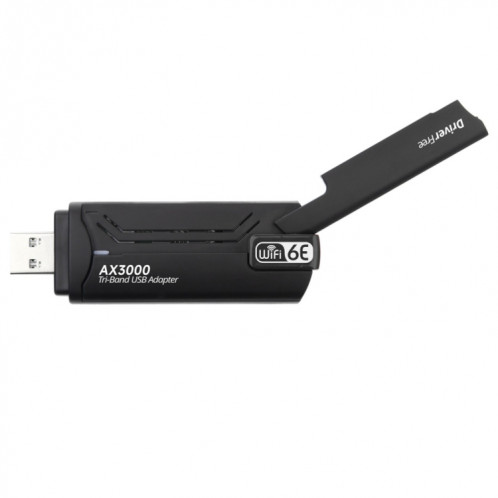 WD-AX3000 pour ordinateur de bureau récepteur WiFi USB 3.0 WiFi6 carte réseau sans fil sans pilote (rouge) SH501B1495-07