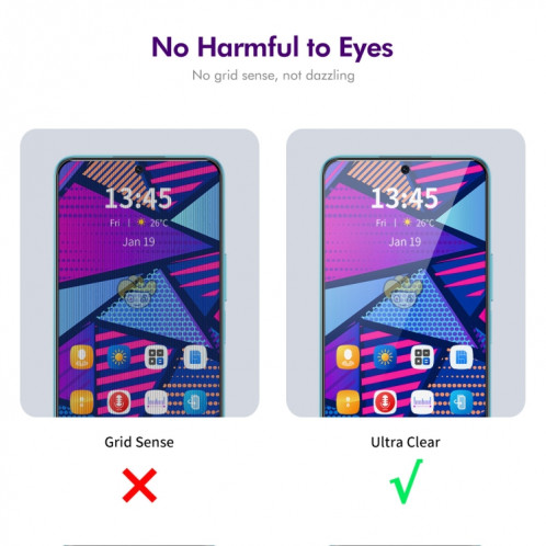 Pour Motorola Moto G22 / E32s ENKAY Hat-Prince Film en verre trempé anti-regard de confidentialité à 28 degrés SE990821-07