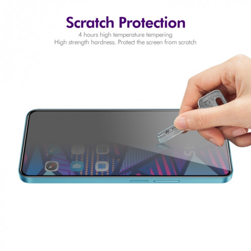 Pour Motorola Moto G22 / E32s ENKAY Hat-Prince Film en verre trempé anti-regard de confidentialité à 28 degrés SE990821-07