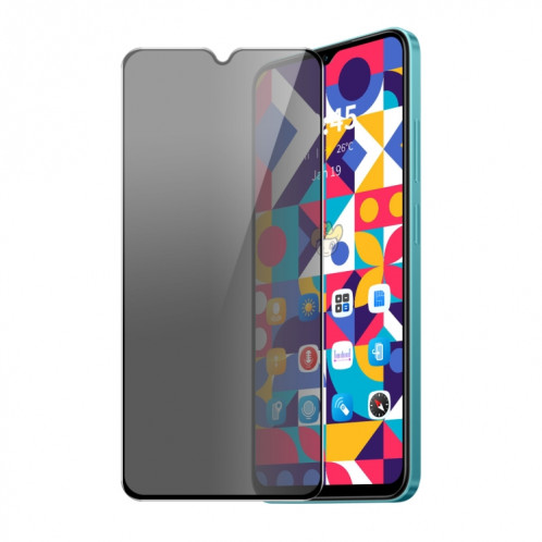 Pour Motorola Moto E22 4G / E22i 4G ENKAY Hat-Prince Film en verre trempé de confidentialité anti-regards à 28 degrés SE9911139-07