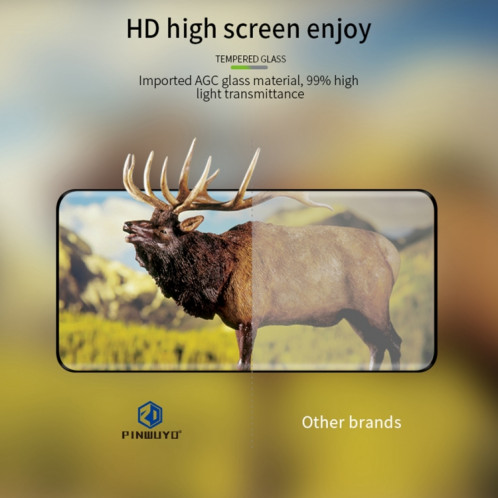 Pour Motorola Moto Edge 40 Neo PINWUYO 9H Film de verre trempé plié à chaud 3D (noir) SP401A282-08