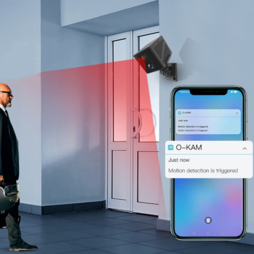 S10 sans fil WiFi 4G caméra infrarouge HD moniteur de détection de mouvement caméra de sécurité à domicile SH51601182-08
