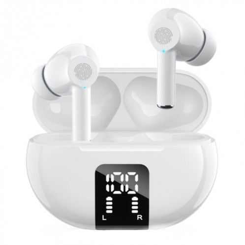 M10 casque de traduction vocale intelligente sans fil Bluetooth écouteurs de traduction en plusieurs langues (blanc) SH501A615-010