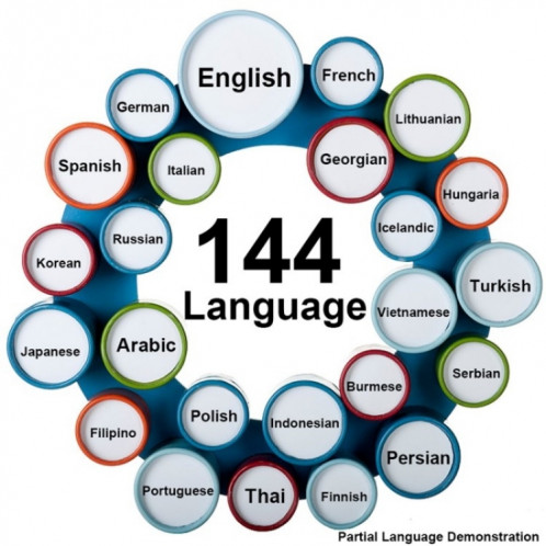 Casque de traduction vocale intelligente sans fil Bluetooth M10, écouteurs de traduction en plusieurs langues (noir) SH501B1107-010