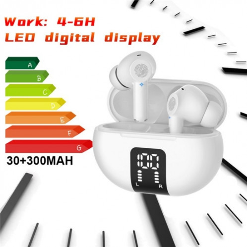 Casque de traduction vocale intelligente sans fil Bluetooth M10, écouteurs de traduction en plusieurs langues (noir) SH501B1107-010