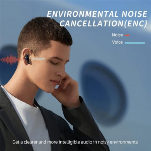 Casque de traduction vocale intelligente sans fil Bluetooth M10, écouteurs de traduction en plusieurs langues (noir) SH501B1107-010