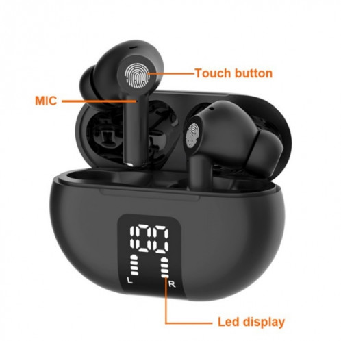 M10 casque de traduction vocale intelligente sans fil Bluetooth écouteurs de traduction en plusieurs langues (blanc) SH501A615-010