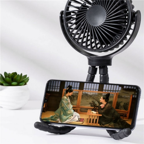WX1020 Portable ventilateur d'été Flexible trépied poulpe bébé poussette ventilateur de bureau (vert) SH401B83-07