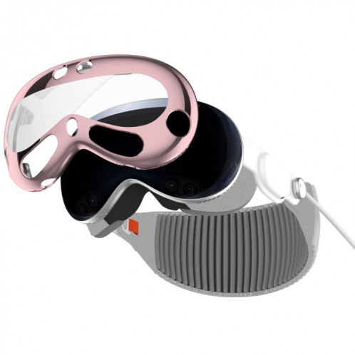 Pour Apple Vision Pro TPU Étui de protection VR Lunettes Accessoires (Starlight) SH101C584-08