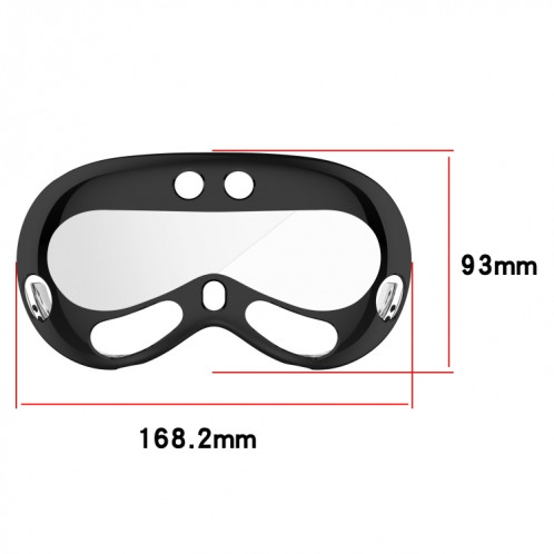 Pour Apple Vision Pro TPU Étui de protection VR Lunettes Accessoires (Rose) SH101A858-08