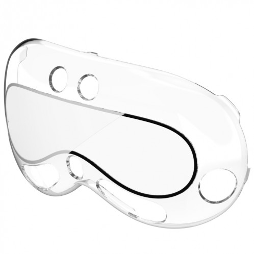 Pour Apple Vision Pro PC + Film renforcé housse de protection VR accessoires de lunettes (Transparent) SH201F1181-08