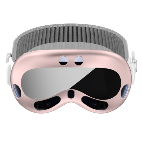 Pour Apple Vision Pro PC + Film renforcé Housse de protection VR Accessoires pour lunettes (rose) SH201D1100-08