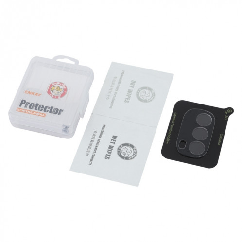 Pour Motorola Moto G82 ENKAY Hat-Prince 9H Film en verre trempé pour objectif de caméra arrière (transparent) SE210A1975-05