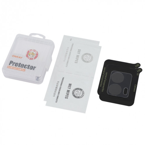 Pour Motorola Moto G 5G 2023 / G53 5G 2 pièces ENKAY Hat-Prince 9H Film en verre trempé pour objectif de caméra arrière (transparent) SE304A1444-05