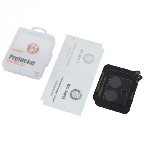 Pour Motorola Moto G54 2 pièces ENKAY Hat-Prince 9H Film de verre trempé pour objectif de caméra arrière (transparent) SE309A1200-05