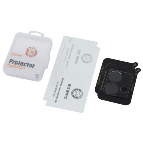 Pour Motorola Moto G84 2 pièces ENKAY Hat-Prince 9H Film de verre trempé pour objectif de caméra arrière (transparent) SE311A1321-05
