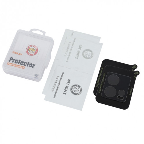 Pour Motorola Moto S30 Pro / Edge 30 Fusion 2 pièces ENKAY Hat-Prince 9H lentille de caméra arrière film en verre trempé (transparent) SE312A835-05