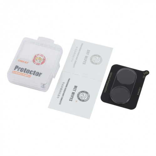Pour Vivo Y03 Global ENKAY Hat-Prince 9H Film de verre trempé pour objectif de caméra arrière (transparent) SE204A723-05