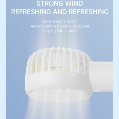 F10 3 vitesses de vent ventilateur de refroidissement d'été Rechargeable Mini ventilateur portatif refroidisseur (noir) SH201A1348-010