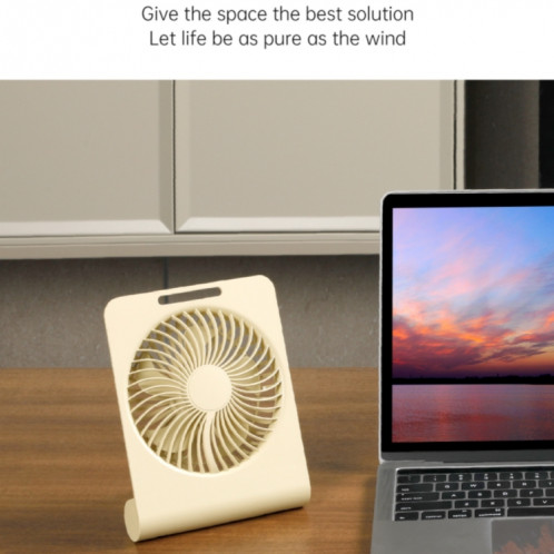 AR-13 ventilateur suspendu de bureau à domicile refroidisseur d'été ventilateur de bureau à fonctionnement silencieux (jaune) SH801A238-010