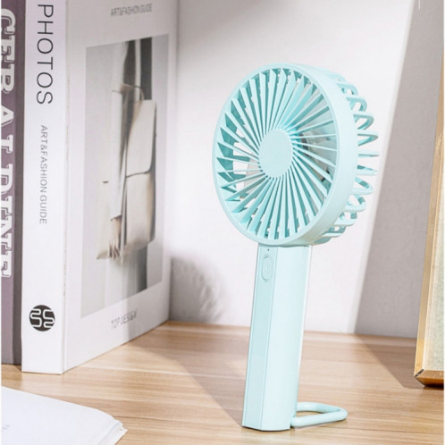 F35 avec trou de suspension ventilateur de refroidissement rechargeable ventilateur portatif puissant ventilateur de bureau 1200 mAh (blanc) SH001C1648-09