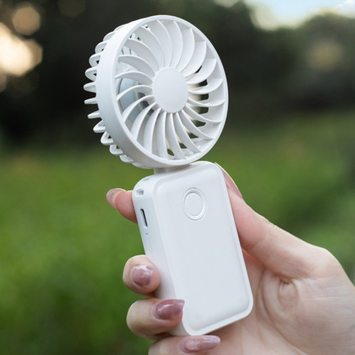 F458 avec corde de cou été 3 vitesses mini ventilateur portatif pliable réglable (violet) SH801B1427-010