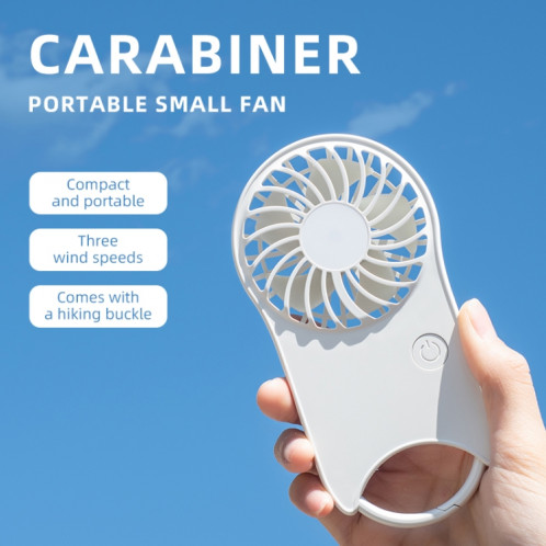 F12 3 vitesses de vent ventilateur de refroidissement d'été extérieur boucle suspendue Mini ventilateur de poche (rose) SH001B107-08