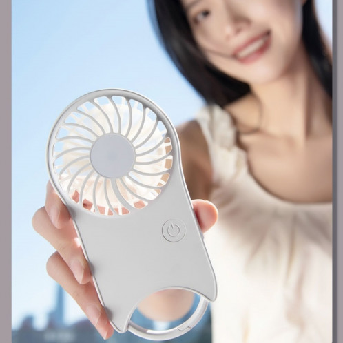 F12 3 vitesses de vent ventilateur de refroidissement d'été extérieur boucle suspendue Mini ventilateur de poche (noir) SH001A1643-08