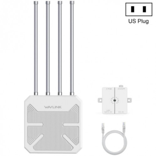 WAVLINK WN573HX3 AX3000 routeur double bande extérieur sans fil WiFi extérieur étanche, prise: prise américaine SW4101700-010