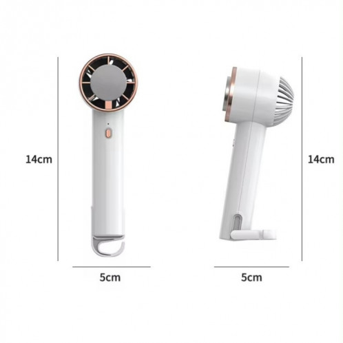 CL02 Ventilateur portatif à effet de refroidissement pour refroidisseur d'été extérieur Ventilateur à semi-conducteur USB (rose) SH201B56-010