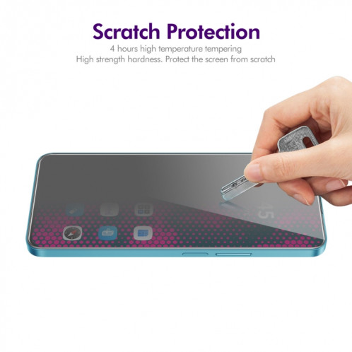 Pour Motorola Moto G Power 2024 ENKAY Hat-Prince Film en verre trempé anti-regard de confidentialité à 28 degrés SE25181911-07