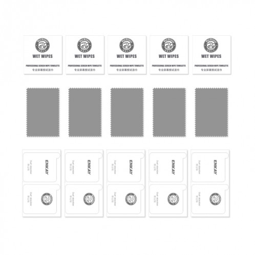 Pour Motorola Moto G Power 2024 5 pièces ENKAY Hat-Prince 28 degrés Film de protection en verre trempé anti-regards de confidentialité SE27181399-08