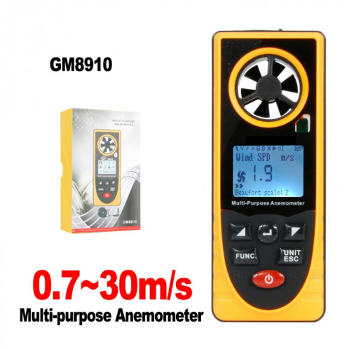Anémomètre polyvalent GM8910 SH2593696-07