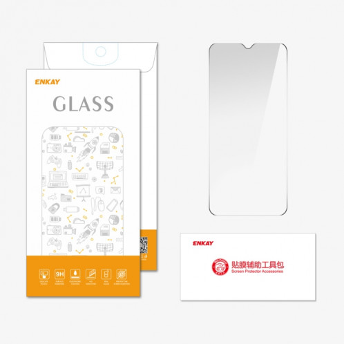 Pour Motorola Moto E13 4G ENKAY 9H, Film en verre trempé à grand Arc, en aluminium et silicium SE59081097-06