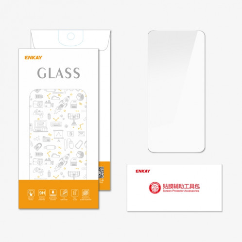 Pour Motorola Moto G32 4G ENKAY 9H, Film en verre trempé à grand Arc, en aluminium et silicium SE5912354-06