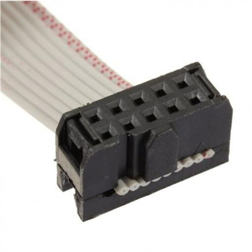 Câble plat série RS232 DB9 9 broches mâle vers IDC 10 broches femelle JUNSUNMAY, 28 cm SJ65131209-06