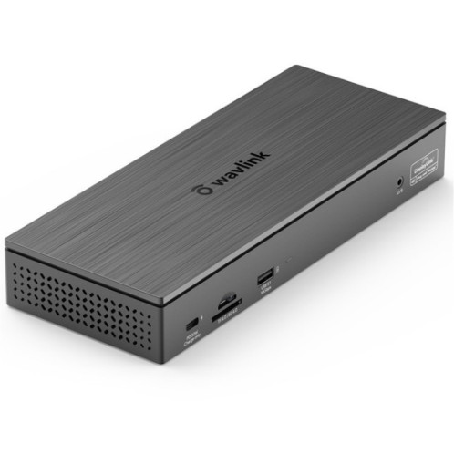 Station d'accueil universelle USB C 18 en 1 WAVLINK UG69PD8 Pro DP / HD 5K Quadruple écran, prise : prise AU SW1004112-010