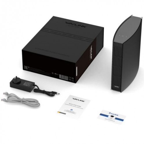 Routeur WiFi intelligent double bande Gigabit domestique WAVLINK WN538A8 avec écran LCD AC3200, prise : SW1303165-010