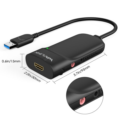 Adaptateur graphique vidéo USB 3.0 vers HDMI/multi-écrans WAVLINK UG3501H Super Speed SW7327765-010