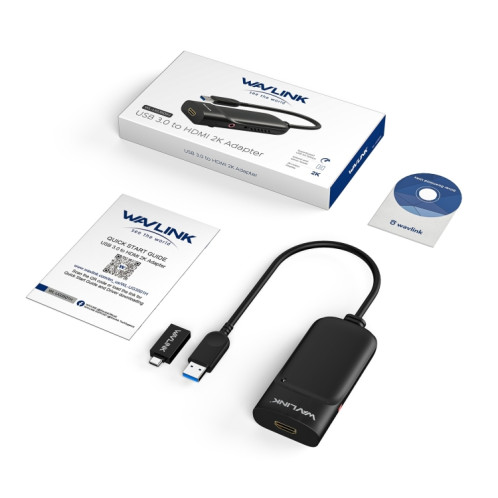 Adaptateur graphique vidéo USB 3.0 vers HDMI/multi-écrans WAVLINK UG3501H Super Speed SW7327765-010