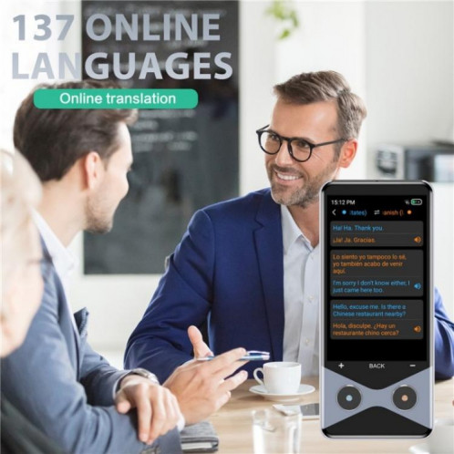 V9000 Support 137 Languages AI Smart Translator 4G WiFi Offline Photo Translation Device SH7626766-09