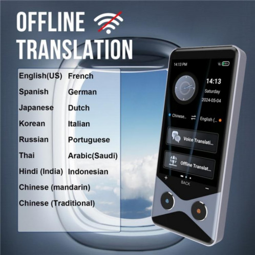 V9000 Support 137 Languages AI Smart Translator 4G WiFi Offline Photo Translation Device SH7626766-09