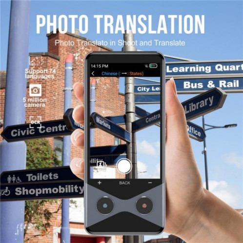 V9000 Support 137 Languages AI Smart Translator 4G WiFi Offline Photo Translation Device SH7626766-09