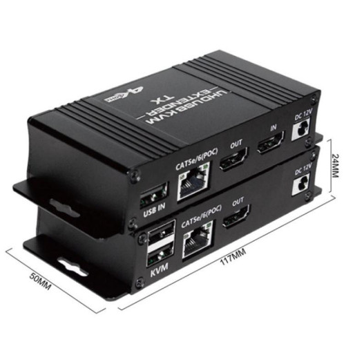 Câble d'extension réseau Cat6/5e D5-1/D6-1 80 m, contrôle par ordinateur, HDMI, KVM, SH2602341-011