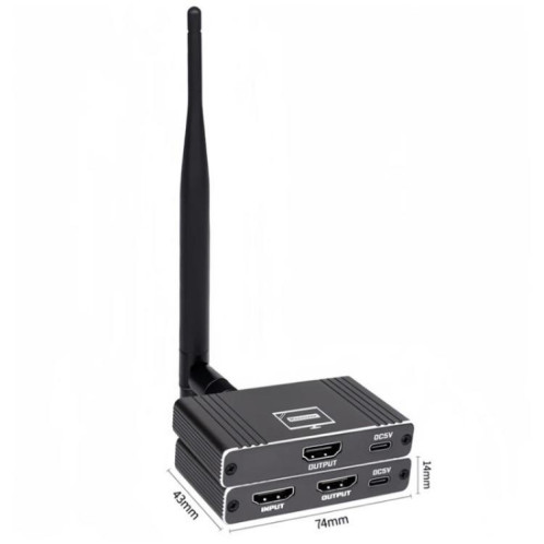 Adaptateur d'affichage sans fil HDMI 8x1 avec rotation d'écran à 90 degrés D9-1 / D10-1 SH83281462-012