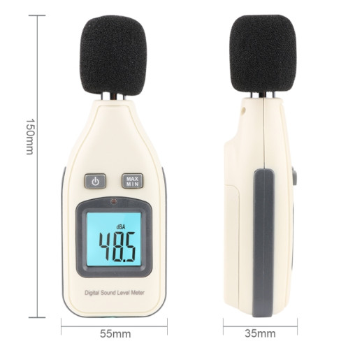GM1351 30-130dB sonomètre numérique testeur de bruit dans l'écran LCD de décibels SH28321955-08